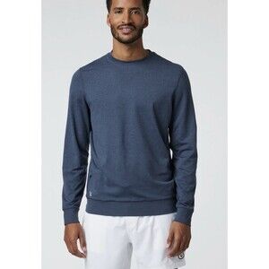Vuori Pronto Performance Crew Men’s XXL Azure Heather Blue Crewneck V224 - NWOT